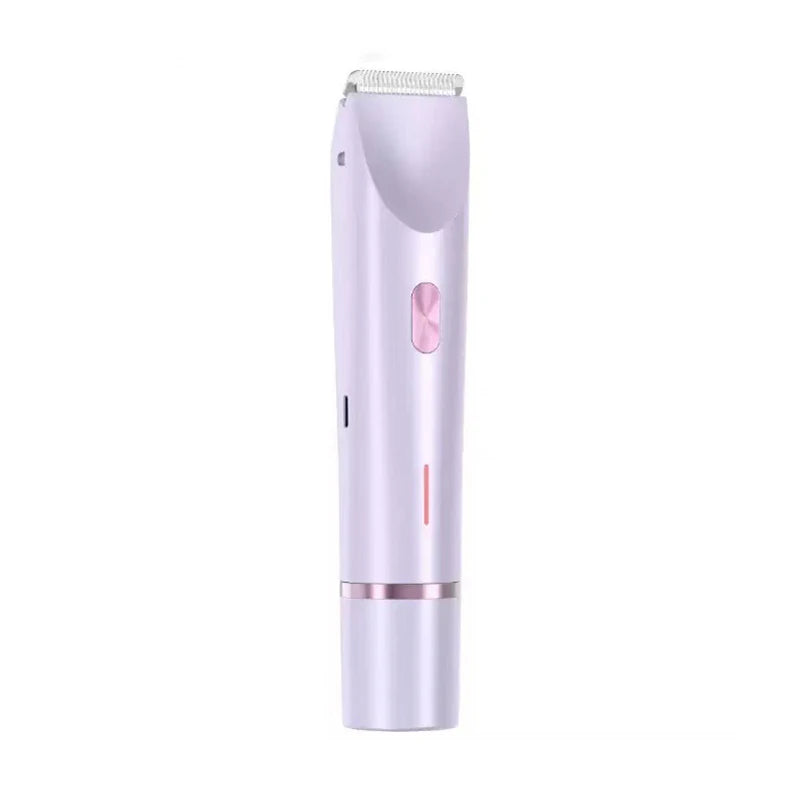 Electric Razors for Women 2In1 Bikini Trimmer Facial Mustache Shavers for Ladies Body Underarms Legs Portable Painless Epilator