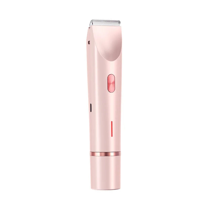 Electric Razors for Women 2In1 Bikini Trimmer Facial Mustache Shavers for Ladies Body Underarms Legs Portable Painless Epilator